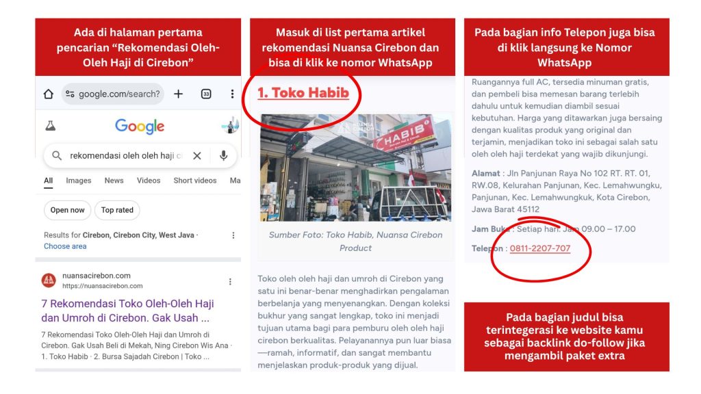 Simulasi Iklan Artikel Nuansa Cirebon
