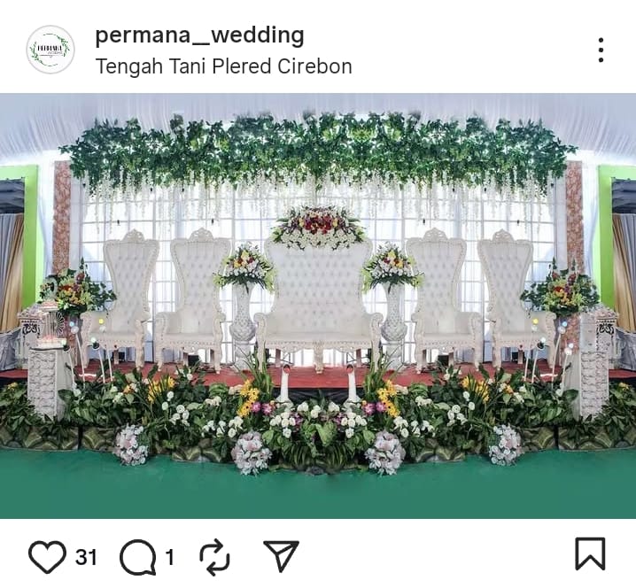 6. Dekorasi Cirebon ( Permana Wedding )